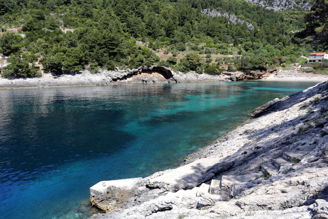 Secluded Fisherman'S Cottage Cove Bacva, Korcula - 9475 Pupnat Eksteriør bilde